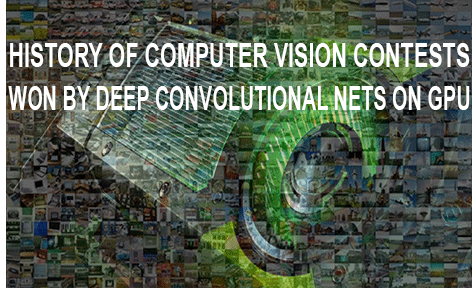 History of computer vision contests won by deep CNNs on GPUs