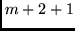 $m+2+1$
