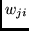 $w_{ji}$
