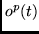 $o^p(t)$