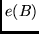 $e(B)$