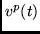 $v^p(t)$