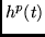 $h^p(t)$