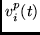 $v^p_i(t)$