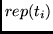 $rep(t_i)$