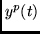$y^p(t)$