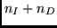 $n_I+n_D$