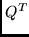 $Q^T$