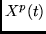 $X^p(t)$