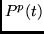 $P^p(t)$
