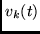 $v_k(t)$