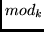$mod_k$