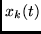 $x_k(t)$