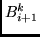 $B^k_{i+1}$