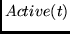 $Active(t)$