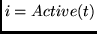$i = Active(t)$