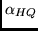 $\alpha_{HQ}$