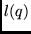 $l(q)$