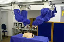 LSTM-controlled, knot-tying robot