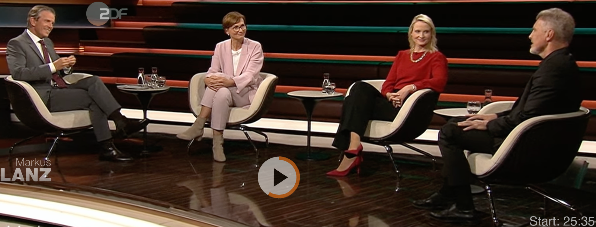 Juergen Schmidhuber in the Markus Lanz ZDF talk show on 28 June 2023---starts at 25:35