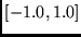 $[-1.0,1.0]$