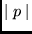 $\mid p \mid$