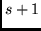 $s+1$