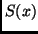 $S(x)$