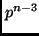 $p^{n-3}$