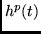 $h^p(t)$