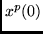 $x^p(0)$