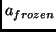 $a_{frozen}$