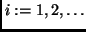 $i := 1, 2, \ldots $
