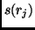 $s(r_j)$