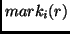 $mark_i(r)$