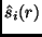 $\hat{s}_i(r)$