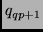 $q_{qp+1}$
