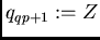 $q_{qp+1}$