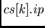 $cs[k](r).ip$