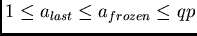 $a_{frozen}$
