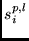 $s_i^{p,l}$