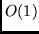 $O(1)$