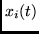 $x_i(t)$