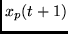 $x_p(t+1)$