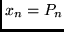 $x_{n} = P_{n}$