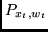 $P_{x_{t}, w_{t}} $