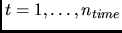 $t = 1, \ldots, n_{time}$