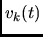 $v_k(t)$