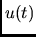 $u(t)$
