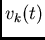 $v_k(t)$